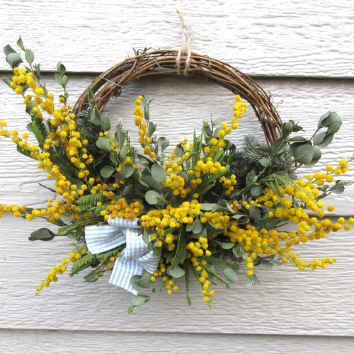 ミモザ スワッグ スワッグ Cotton Cloth 通販 20382641｜Creema(クリーマ)