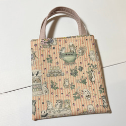 Creema限定新春福袋〈梅〉ユキエモン生地使用バッグとポーチの2点