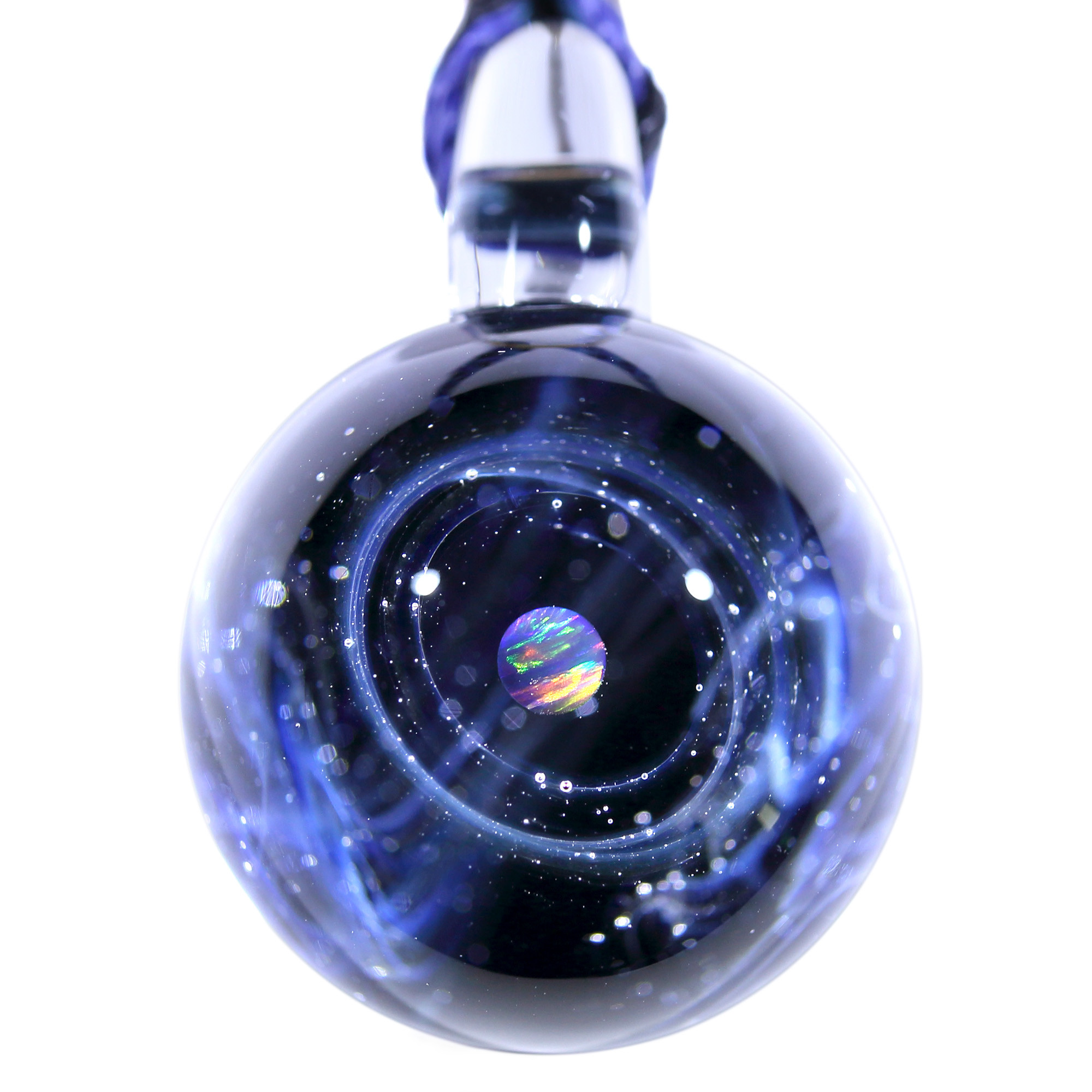 宇宙ガラスペンダント (27mｍ ”リング” シリーズ） no.P156
