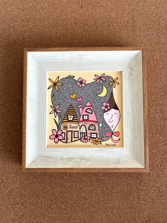 花の街 夜のひととき 原画 絵画 Mimo Mimo 通販 20384717｜Creema