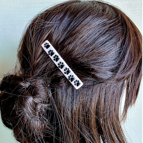 ぷっくり肉球のうる艶ヘアクリップ ヘアクリップ・バナナクリップ