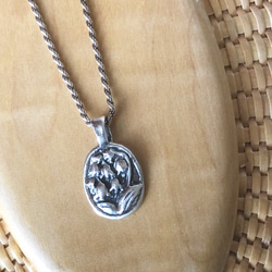Pure Silver すずらんアンティークペンダント ネックレス・ペンダント