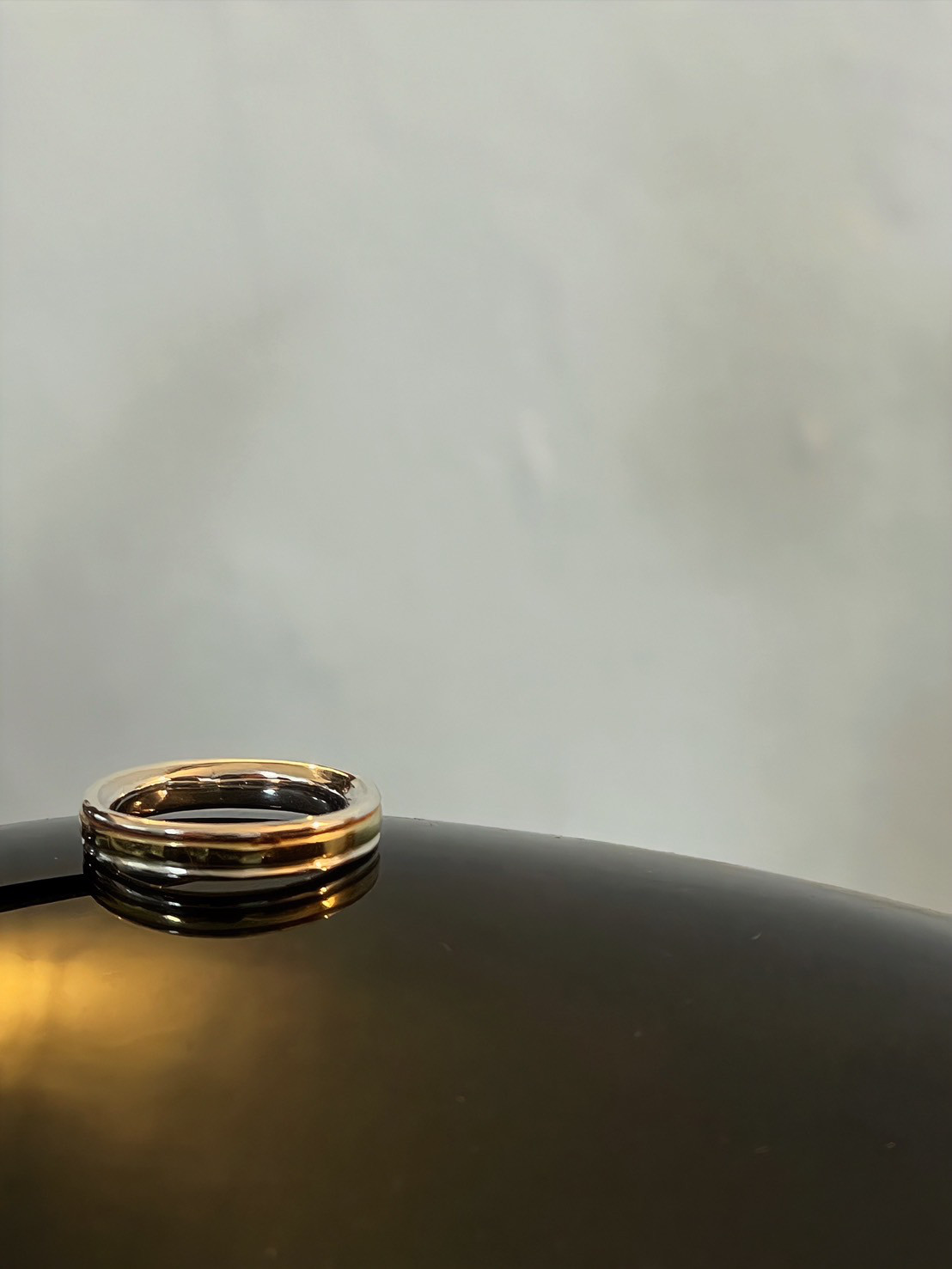Strata ring（シルバー×真鍮のコンビネーション／ユニセックス）