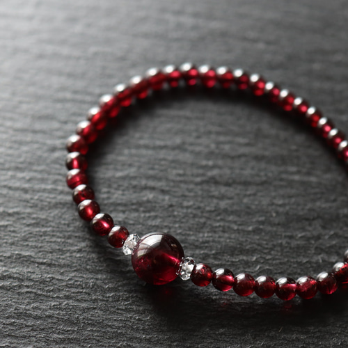 ☆スーパープレミアムブレス☆ロードライトガーネット：10ミリ