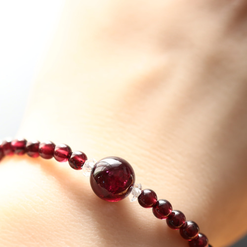 ☆スーパープレミアムブレス☆ロードライトガーネット：10ミリ