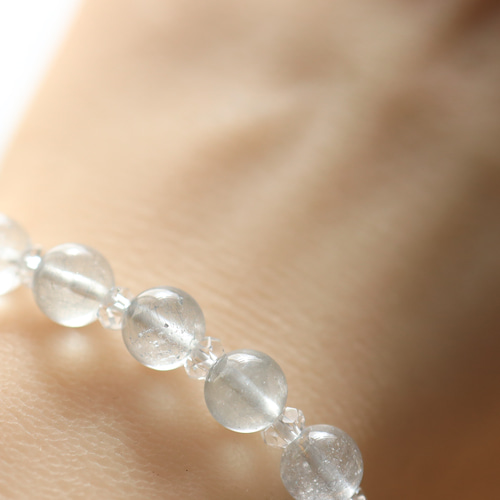 ☆スーパープレミアム☆ブルーラビットヘアルチルクォーツ：約7.5ミリ