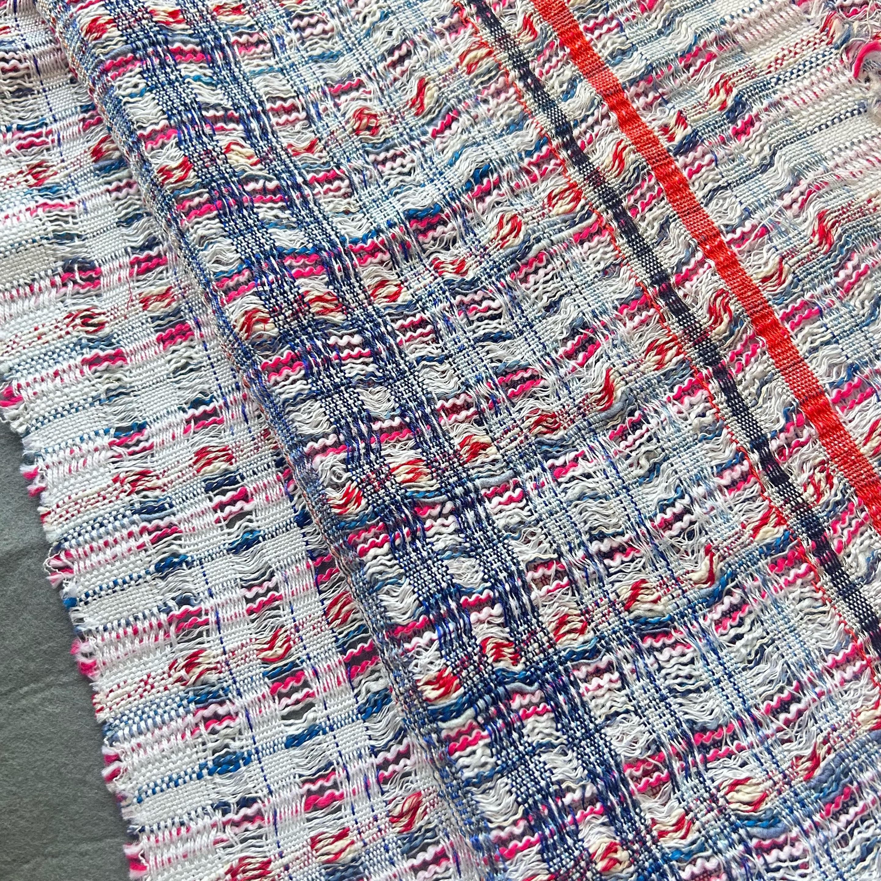 MK⑧ 幅120×110㎝ :MALHIA KENT（マリア・ケント）社：トリコロールサマーツイード