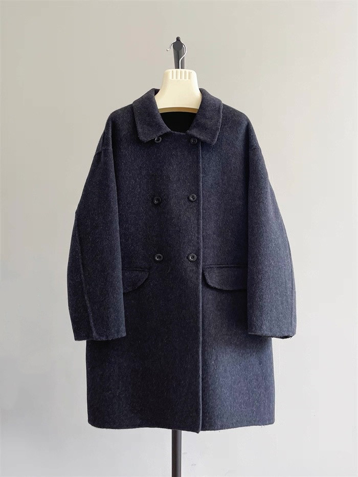 暖かい スタンドカラーロングコート レディース 17,550円