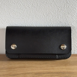 栃木レザー 茶芯 ロング トラッカーウォレット 長財布 twin crafted