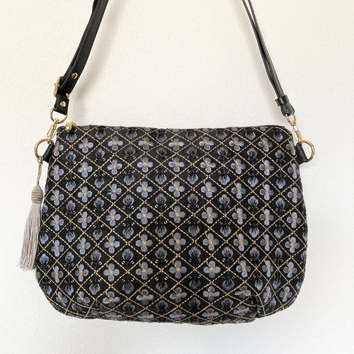 インド刺繍ショルダーバッグ インド刺繍バッグ インド刺繍トートバッグ