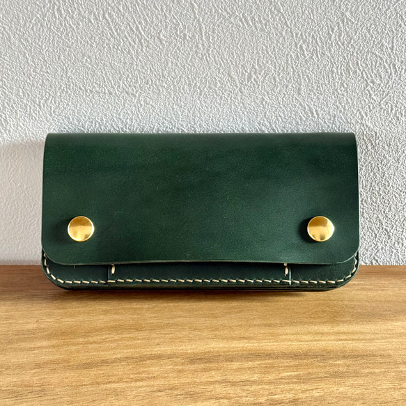 栃木レザー サドルレザー トラッカーウォレット 42talon 長財布 twin