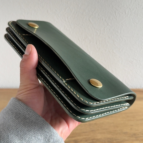 栃木レザー サドルレザー トラッカーウォレット 42talon 長財布 twin