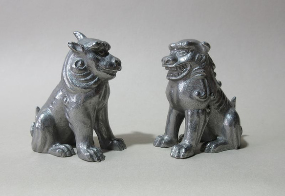 狛犬（大2・阿吽） 立体・オブジェ ムラナカヤスヒコ 通販 20386237