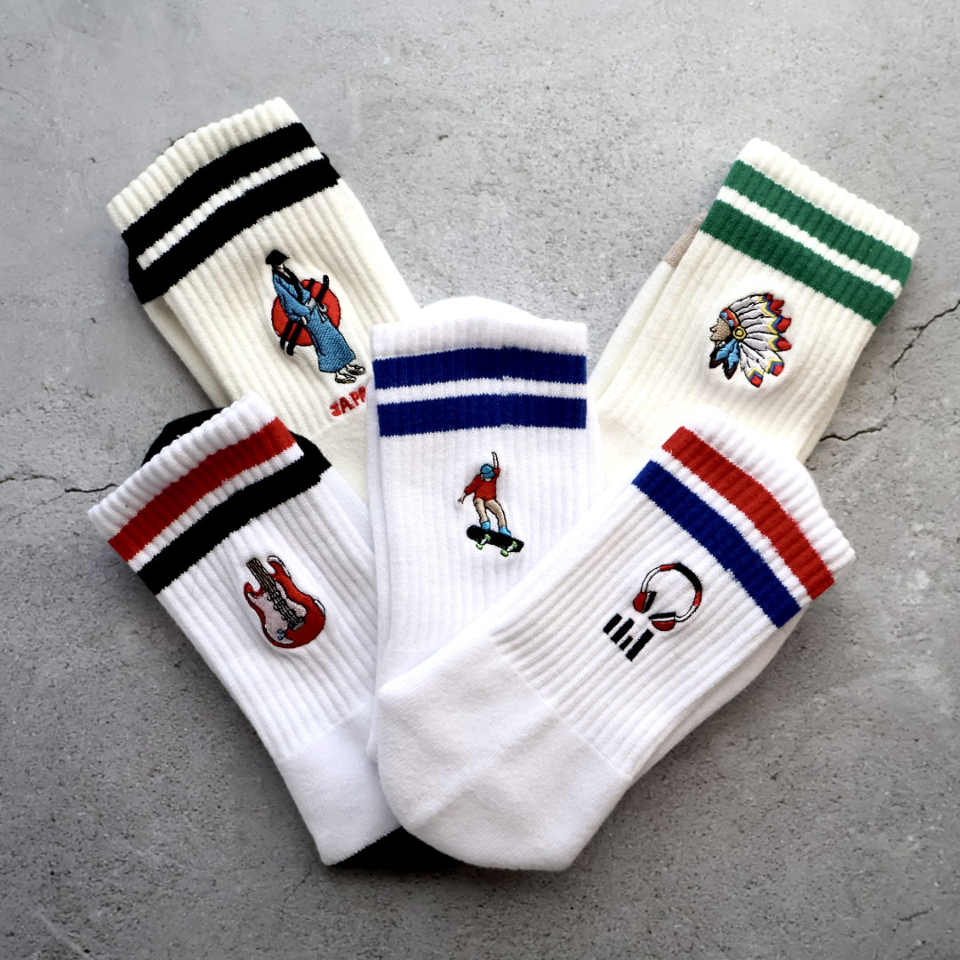 超お得な５パック✨日本製高品質ソックス✨オシャレ靴下✨ふわふわ✨刺繍✨プレゼントに❤️抗菌防臭加工✨やさしい肌あたり✨