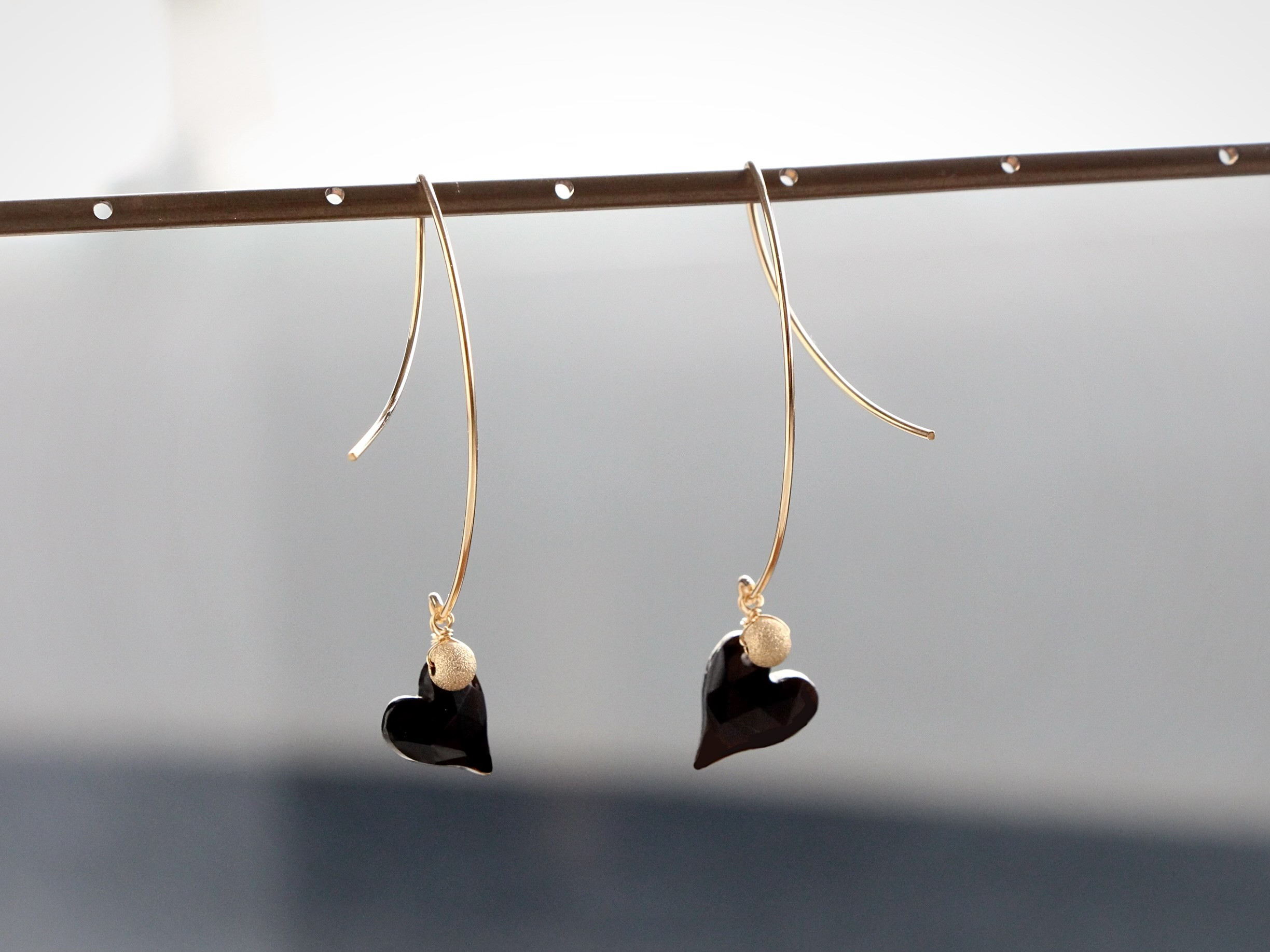 14kgf-Lady Black Heart ピアス