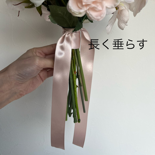 バレリーナブーケ(ブートニア付き) ウエディングブーケ アーティ