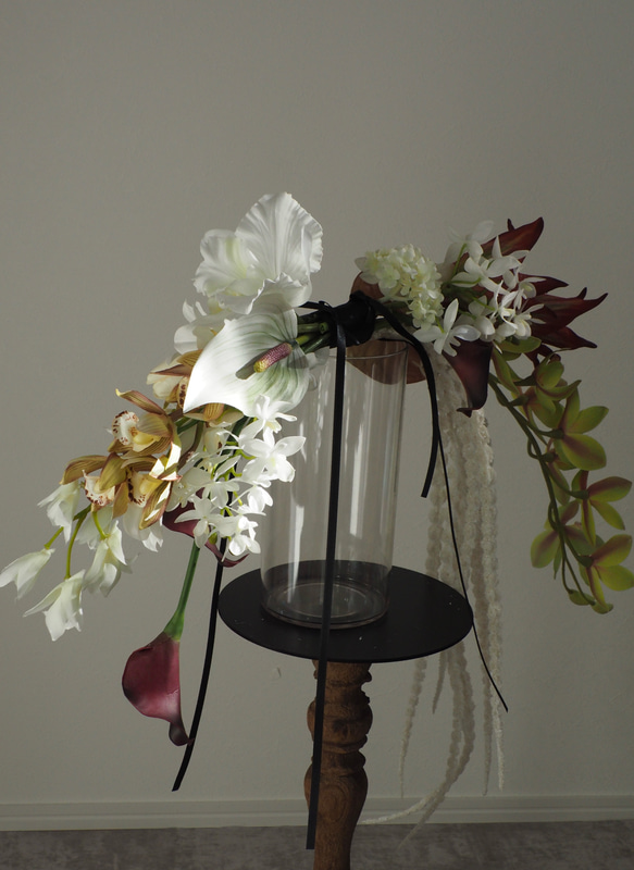 バレリーナブーケ(ブートニア付き) ウエディングブーケ アーティ