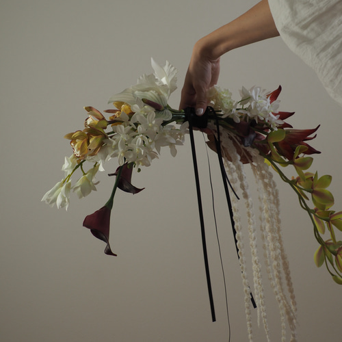 バレリーナブーケ(ブートニア付き) ウエディングブーケ アーティ