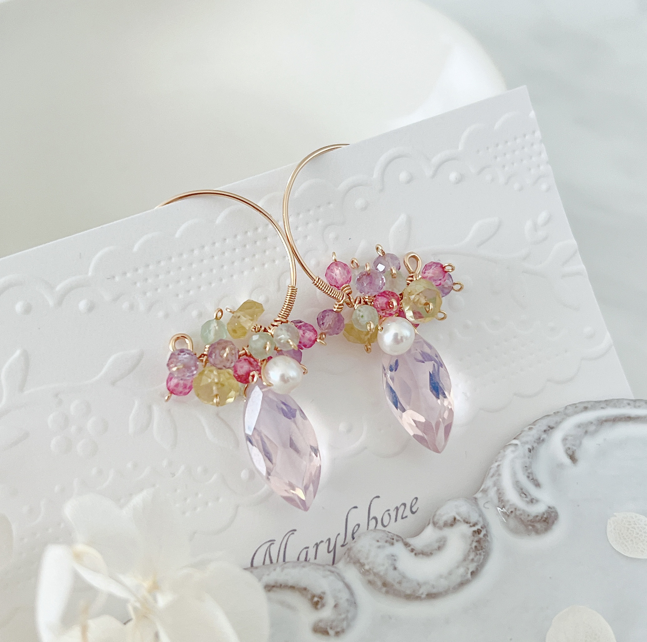 【14kgf】パステルカラー＊フープピアス