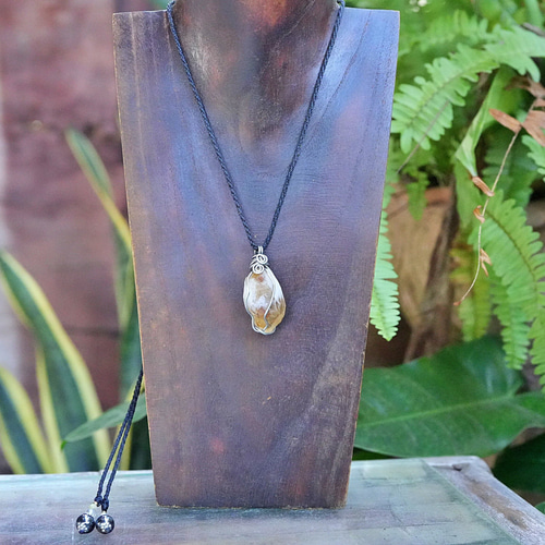 金貨の彩☆シトリン原石 ワイヤーアートネックレス2564 ネックレス