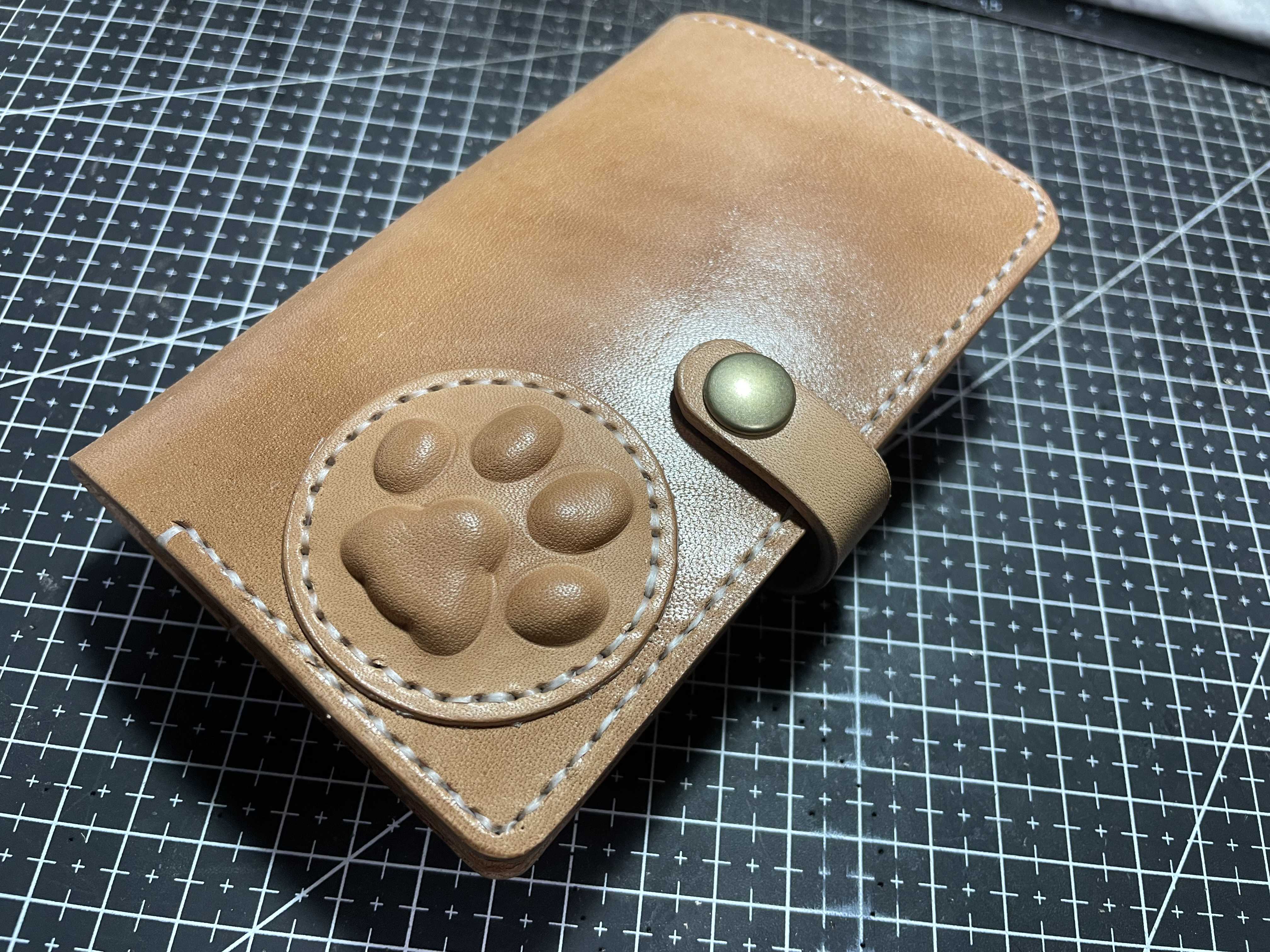 肉球装飾■Middle Leather Wallet FORANRO