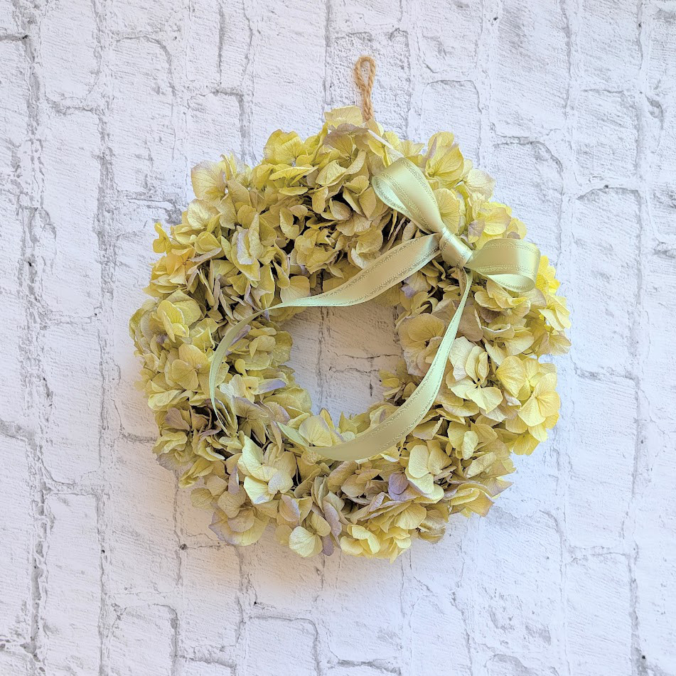 ＊プリザーブドフラワー＊アジサイのリース（オレガノパープル）[p20261008]