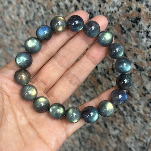 天然無処理 ラブラドライト ブレスレット No92 ブレスレット 天然石屋