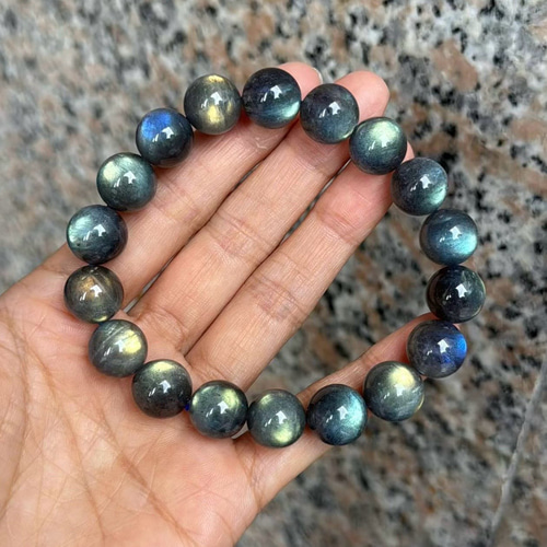 天然石ラブラドライト 蓮パーツ No.1240 天然石ラブラドライト 蓮