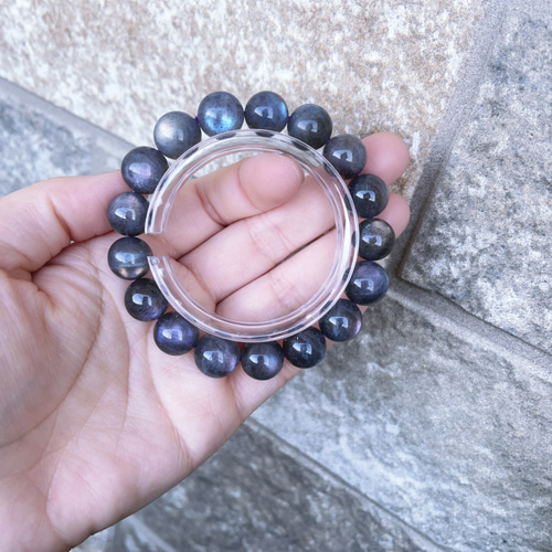 天然無処理 ラブラドライト ブレスレット No 46 ブレスレット 天然石屋