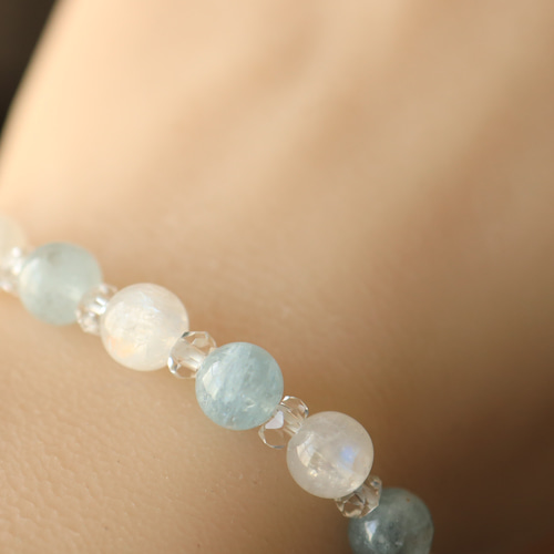 ☆スーパープレミアムブレス☆ロイヤルレインボームーンストーン：7