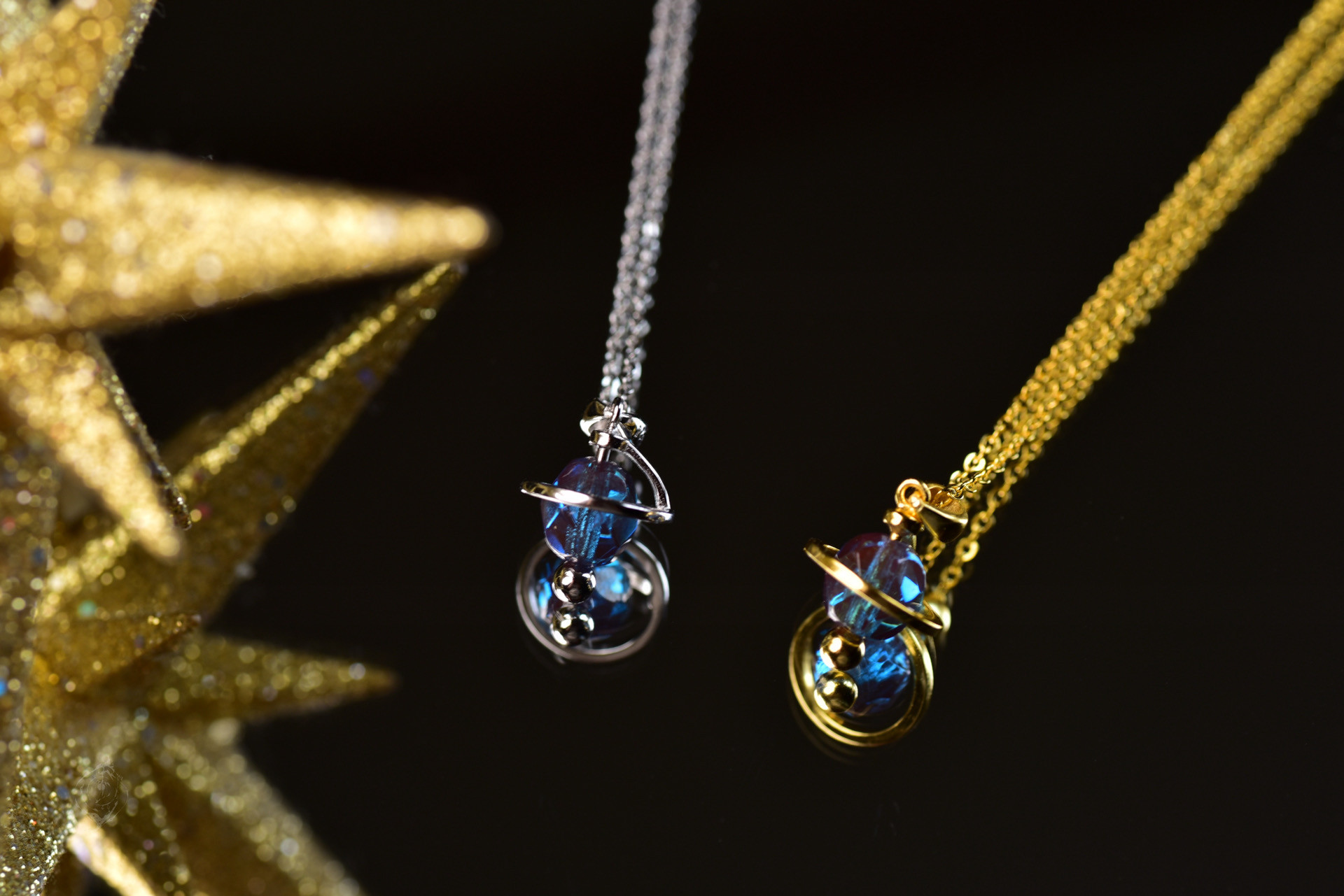 Pianeta：アンティーク サフィレット｜ネックレス（SV925）