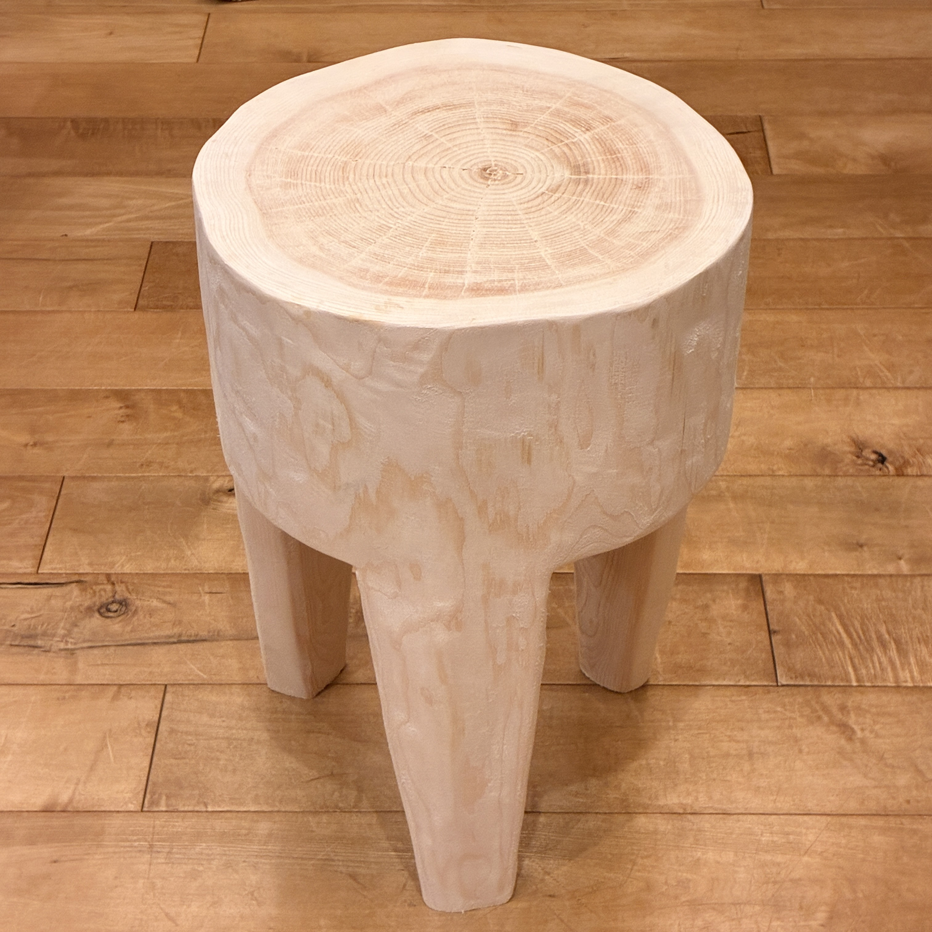 Hinoki  Wood  Stool  No.1568