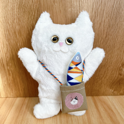 おねむのタコくんJr.【キルトグレー×ミントグリーン】 ぬいぐるみ