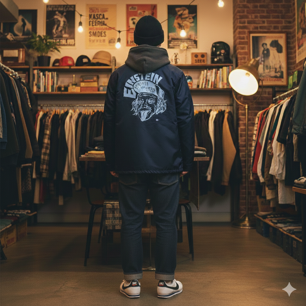 einsteinコーチジャケット