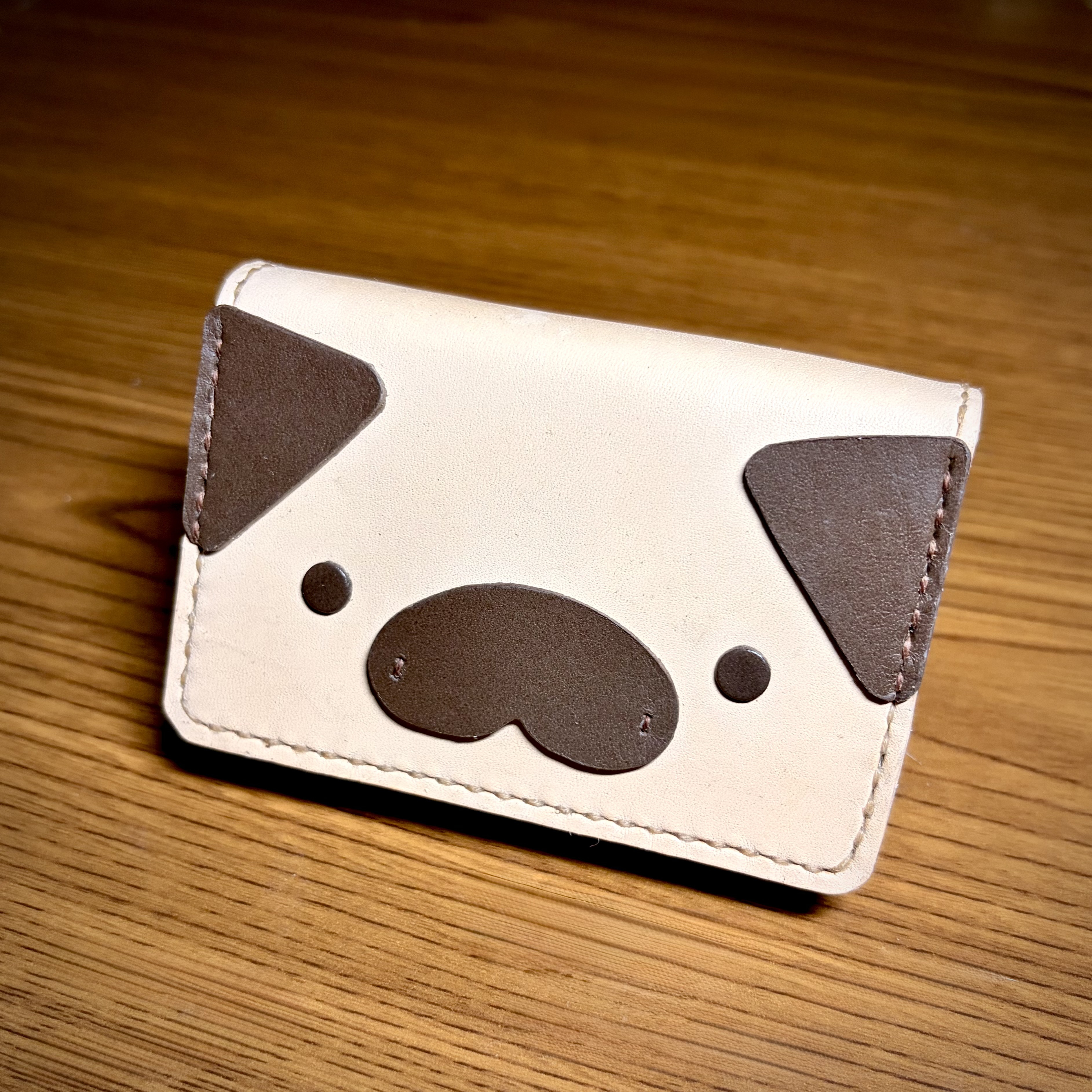 パグなコインケース【本革製】