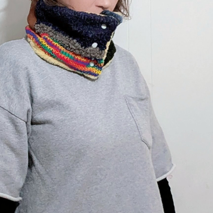 ふかふか襟巻き