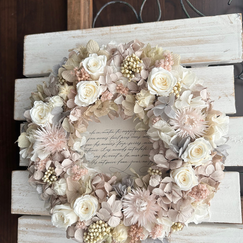 ニュアンスカラーのリース リース green green 通販 20390831｜Creema