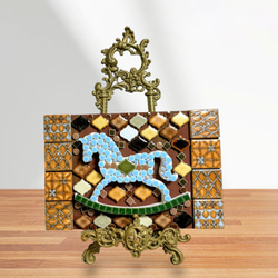 モザイクタイルのかわいいうさぎさん その他インテリア雑貨 ラグーン