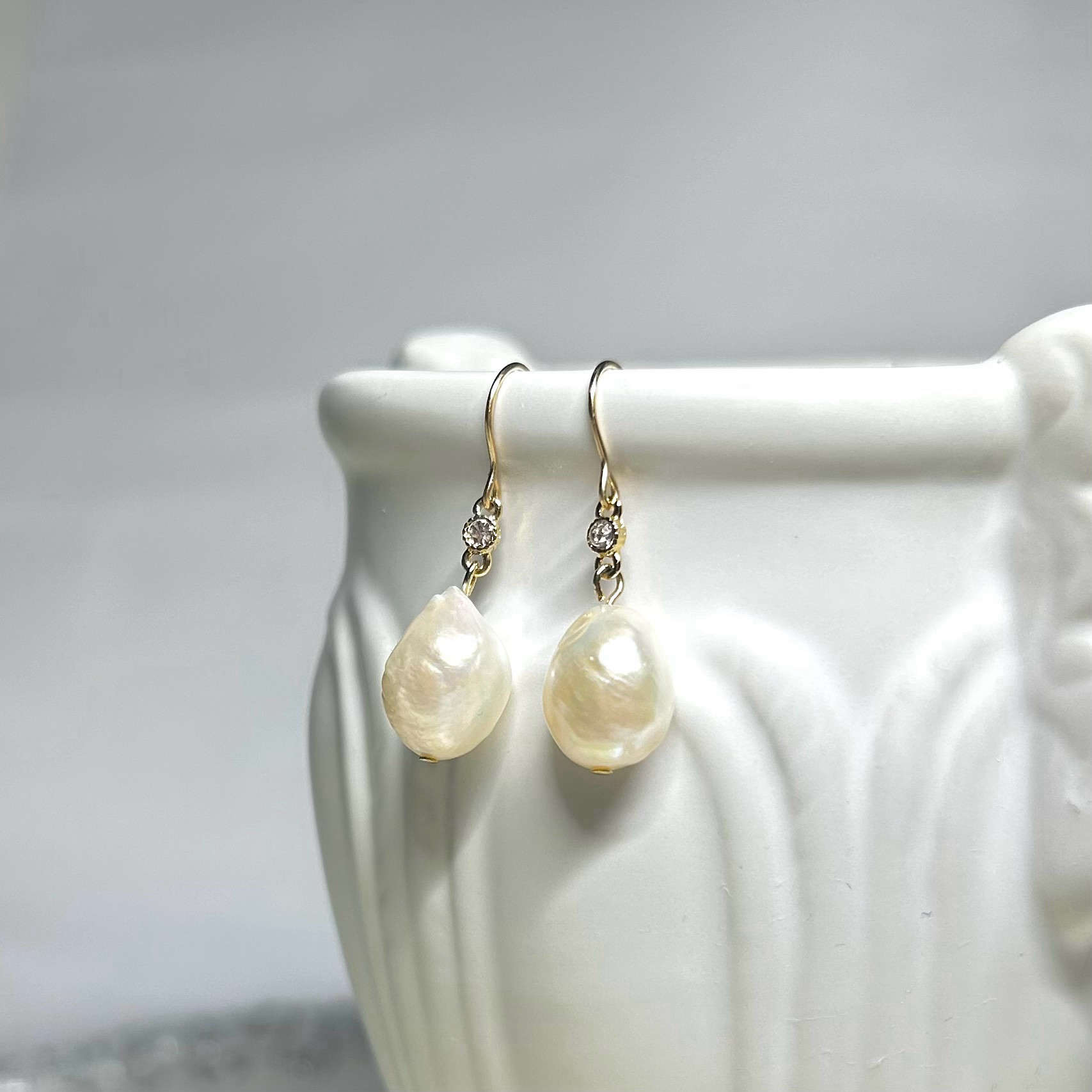 【数量限定】k14gf　フレッシュパール｜ピアス　イヤリング　フォーマル