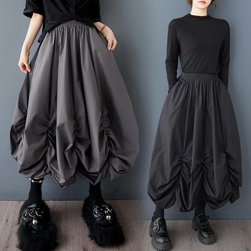 黒☆大きいサイズ パンツ　レディース 春夏　 新品 バルーン　くしゅくしゅ