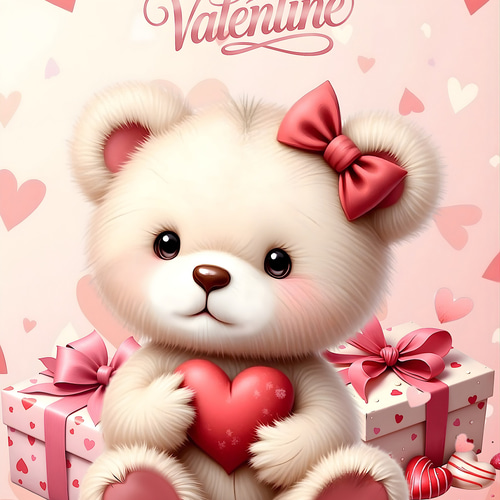 オリジナル 生地 ブロックデザイン パネル生地 テディベアー 熊