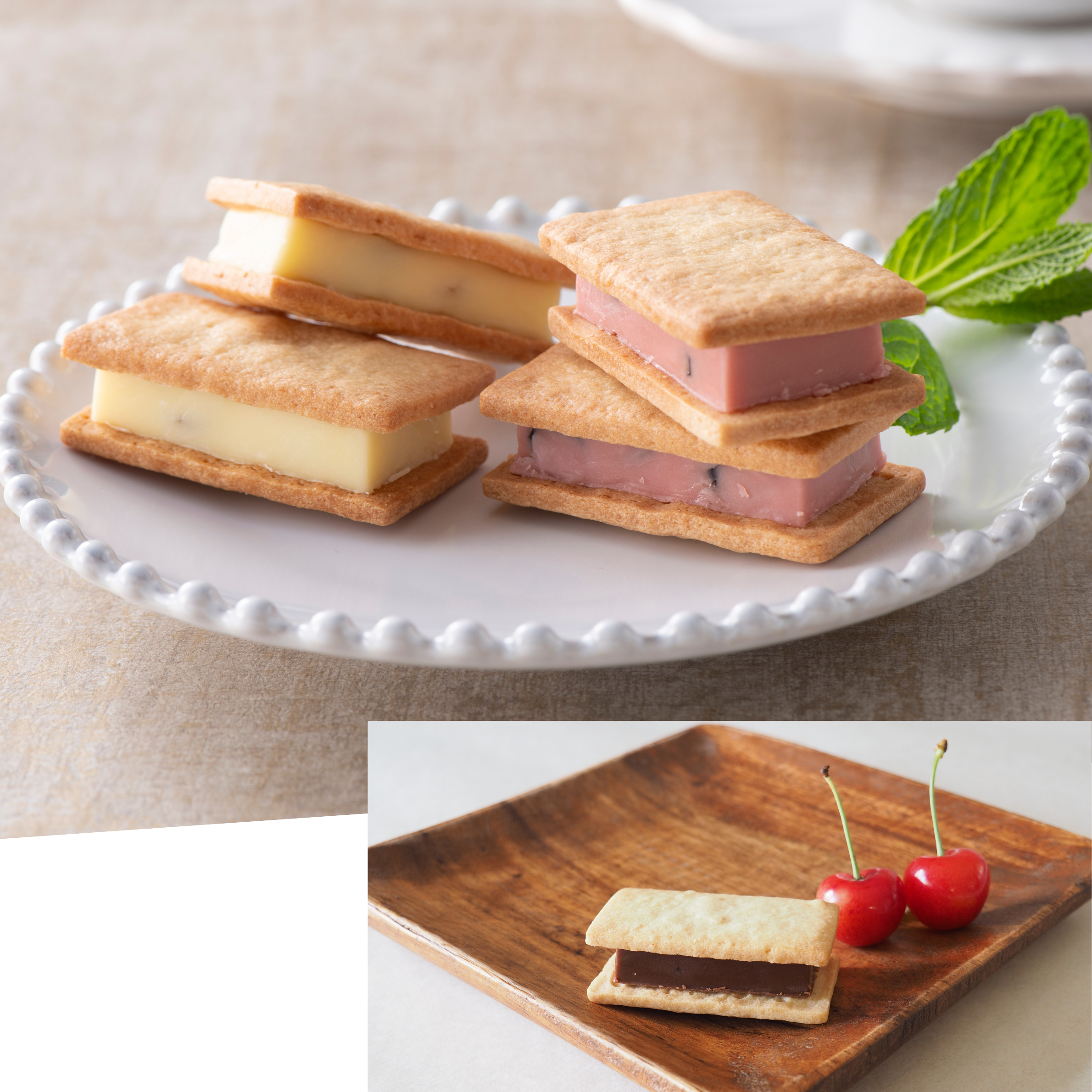 new!!【ギフトや手土産に】さくらんぼのバターサンド入　バターサンド6種18個