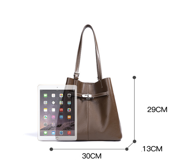 日本製★ソフトな牛革ショルダーバッグ斜め掛け★収納バッグ２Wayポーチ袋付き