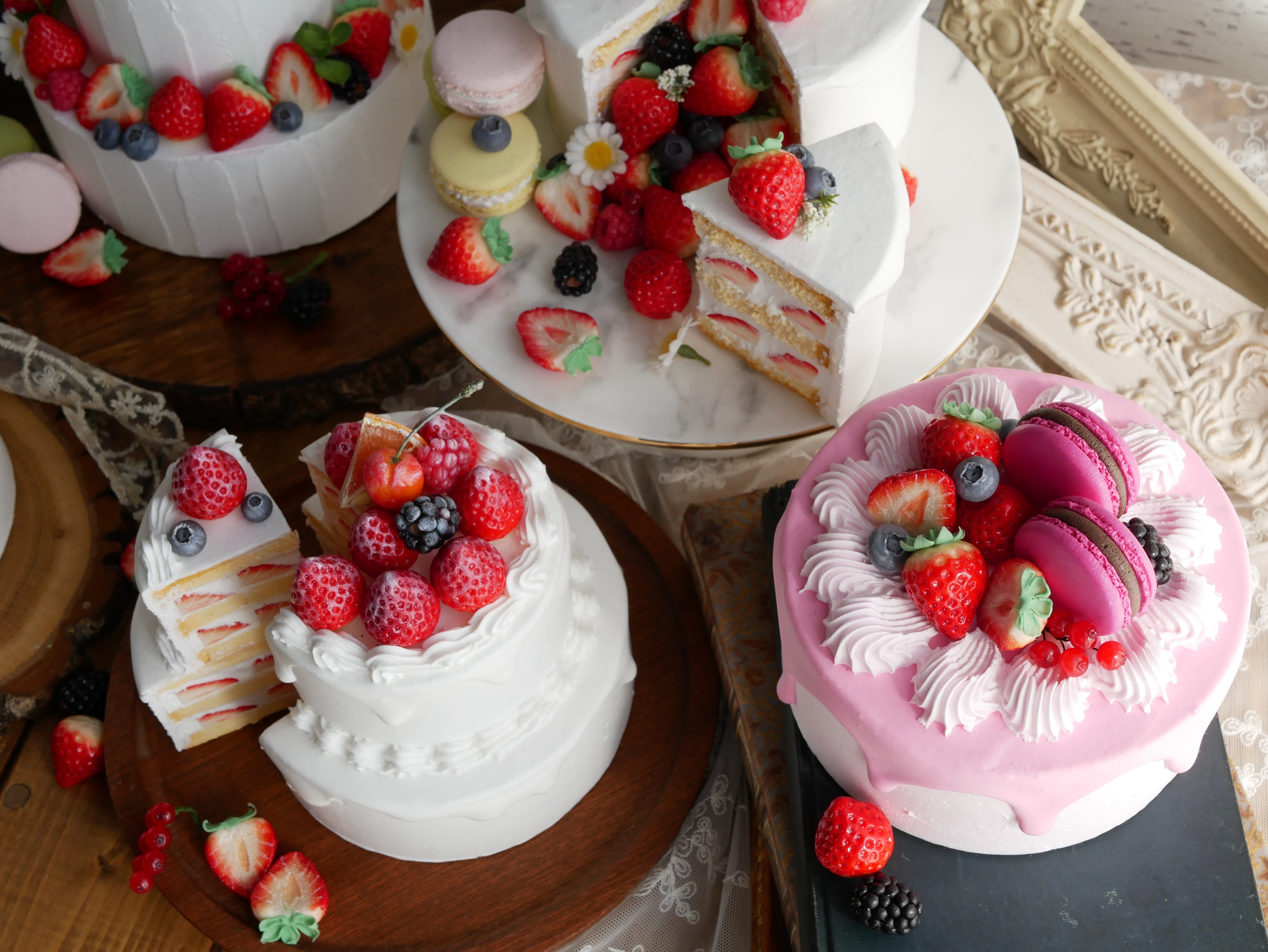 【felice SELECT order】ご案内  フルーツの クレイケーキ フェイクケーキ