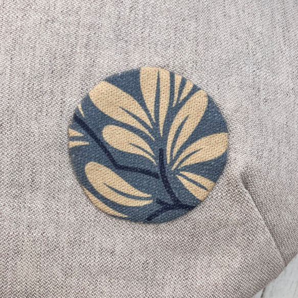 たまご型バッグ　ワンハンドル　北欧の庭とクマ 6枚目の画像