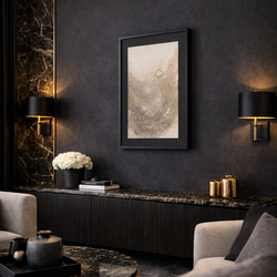 絵画 水墨画 インテリア 和風 アート 原画 墨 ホテル 旅館 ギフト