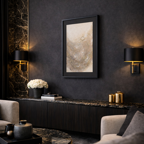 額装/原画/和風/禅/絵画/アート/抽象画/ニュアンス/モダン/ホテル/海外