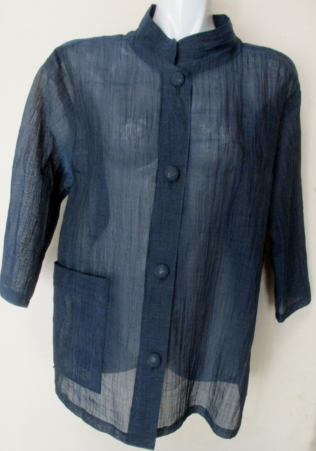 ７６０８　麻の着物で作ったジャケット