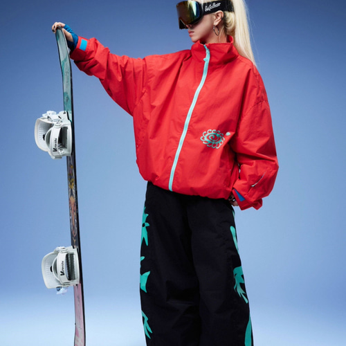 2026 スノボウェア ジャケット 赤 レッド おしゃれ 撥水 防寒 アウター