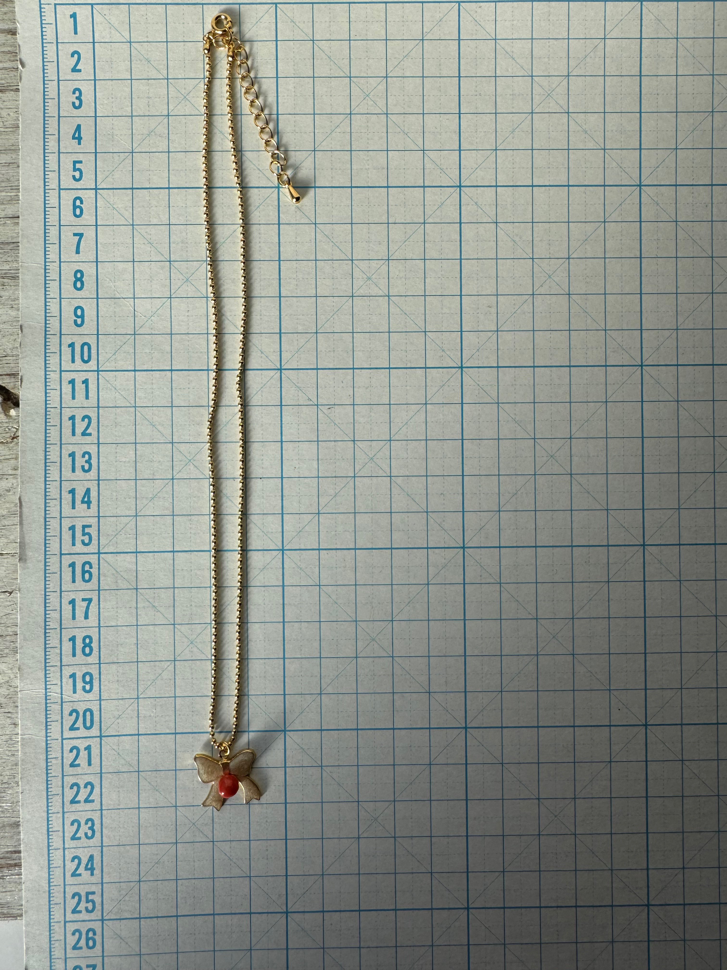 【送料無料企画品】Natural Precious Coral"（天然宝石珊瑚）高知産　赤珊瑚　ペンダント【りぼん　結】